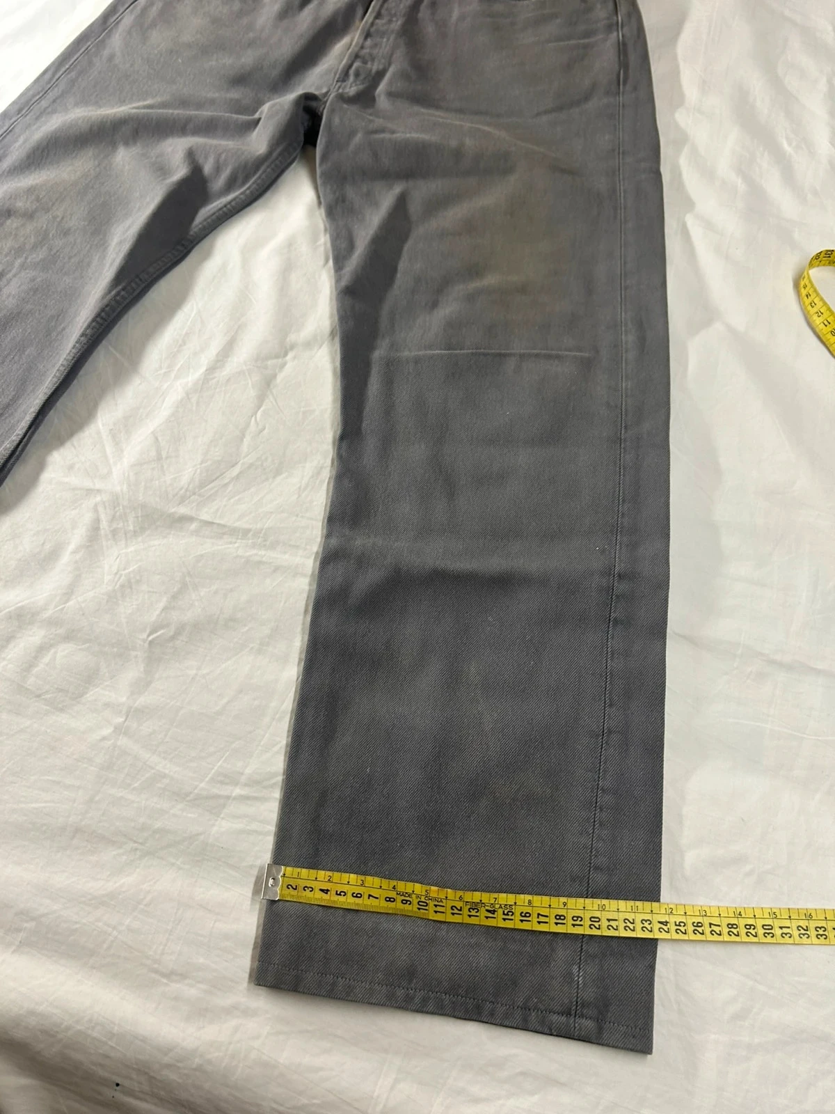 Grey straight cut Levi's lot 501 w38 l36 – photo 9